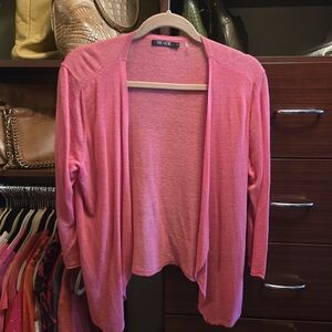 NIC+ZOE Women's Pink Cardigan